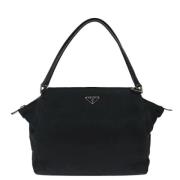 Prada Vintage Pre-owned Nylon prada-vskor Black, Dam