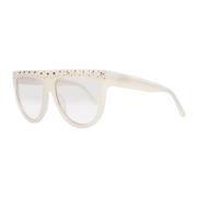 Guess Oval Sunglasses White, Dam