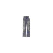 Just Cavalli Klassiska Straight Jeans Blue, Dam