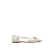 Salvatore Ferragamo Ballettflats Terea Beige, Dam