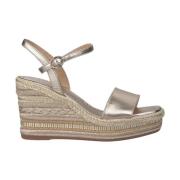 ALMA EN PENA Rhinestone Kil Sandal Yellow, Dam