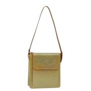 Louis Vuitton Vintage Pre-owned Laeder kuvertvskor Beige, Dam