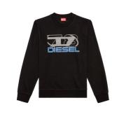 Diesel Stiliga Sweatshirts och Hoodies Black, Herr