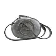 Gucci Stiliga Silverväskor Gray, Dam