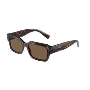 Dolce & Gabbana Carey Brun Solglasögon Stilfull Modell Brown, Unisex