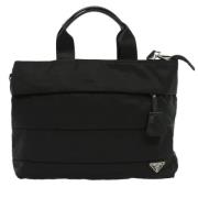 Prada Vintage Pre-owned Tyg prada-vskor Black, Dam