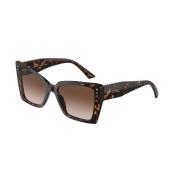 Jimmy Choo Stiliga solglasögon bruna gradientlinser Brown, Unisex