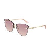 Jimmy Choo Brun & Lila Gradient Solglasögon Yellow, Unisex