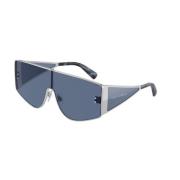 Dolce & Gabbana Blå Mörk Silver Solglasögon Dg2305 Gray, Unisex