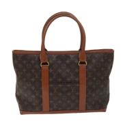 Louis Vuitton Vintage Pre-owned Canvas totevskor Blue, Dam