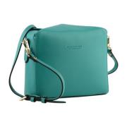 Pourchet Paris Turkos Crossbody Väska Magnetisk Stängning Blue, Dam