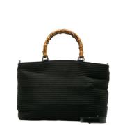 Gucci Vintage Pre-owned Tyg totevskor Black, Dam