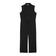 Marc O'Polo Ärmlös jumpsuit Black, Dam