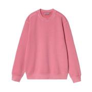 Carhartt Wip Essential Logo Sweatshirt Pink, Herr