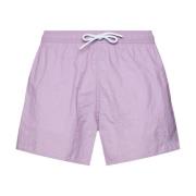 Emporio Armani Broderad logga badshorts - Rosa Purple, Herr