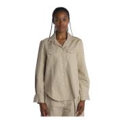 Ines De La Fressange Paris Jackor Beige Beige, Dam