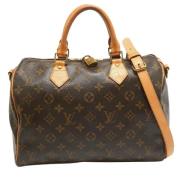 Louis Vuitton Vintage Pre-owned Laeder handvskor Brown, Dam