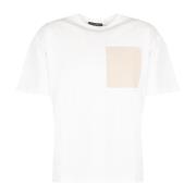 Xagon Man Klassisk rund hals T-shirt White, Herr