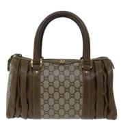 Gucci Vintage Pre-owned Canvas gucci-vskor Beige, Dam