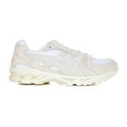 Asics Mesh Panelled Sneakers White, Dam