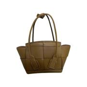 Bottega Veneta Vintage Pre-owned Laeder handvskor Green, Dam