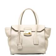 Prada Vintage Pre-owned Laeder prada-vskor Beige, Dam