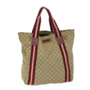 Gucci Vintage Pre-owned Canvas totevskor Multicolor, Dam