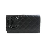 Chanel Vintage Pre-owned Laeder plnbcker Black, Dam