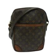 Louis Vuitton Vintage Pre-owned Canvas axelremsvskor Brown, Dam