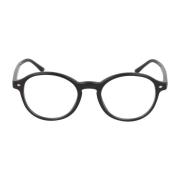 Armani Rund Båge Glasögon AR 7004 Black, Unisex