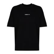 Les Hommes Casual Rund Hals T-shirt Black, Herr