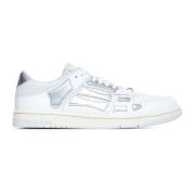 Amiri Vita Metalliska Låga Top Sneakers Multicolor, Herr