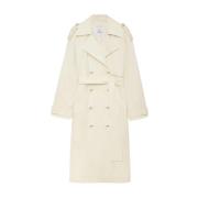 Anine Bing Oversize Trench Rain Coats Beige, Dam