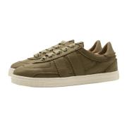 AGL Leda Sneaker Logo Graverat Läder Beige, Dam