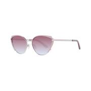 Guess Rose Gold Cat Eye Solglasögon Pink, Dam