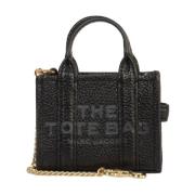 Marc Jacobs Svart Nano Tote Charm Väska Black, Dam