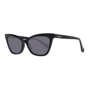 Max Mara Stiliga Cat Eye Solglasögon med UV-skydd Black, Dam