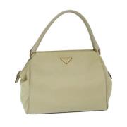 Prada Vintage Pre-owned Nylon prada-vskor Beige, Dam