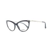 Max Mara Elegant Cat-Eye Optiska Bågar Black, Dam