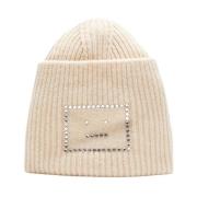 Acne Studios Havremjöl Melange Stickad Mössa Beige, Herr