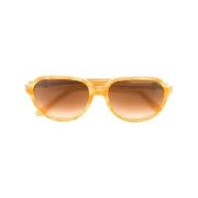 Yves Saint Laurent Vintage Pre-owned Acetat solglasgon Yellow, Dam