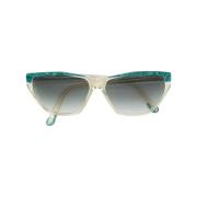 Yves Saint Laurent Vintage Pre-owned Acetat solglasgon Multicolor, Dam