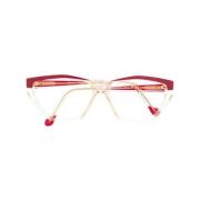 Yves Saint Laurent Vintage Pre-owned Acetat solglasgon Red, Dam