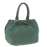 Prada Vintage Pre-owned Nylon prada-vskor Green, Dam