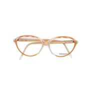 Yves Saint Laurent Vintage Pre-owned Acetat solglasgon Orange, Dam