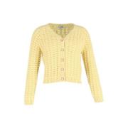 Miu Miu Pre-owned Pre-owned Kashmir ytterklder Yellow, Dam