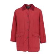 Burberry Vintage Pre-owned Bomull ytterklder Red, Dam