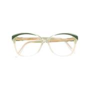 Yves Saint Laurent Vintage Pre-owned Acetat solglasgon Green, Dam