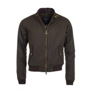 Barbour Steve McQueen Bomberjacka Green, Herr