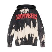 Dsquared2 Hoodie med logotyp Black, Herr